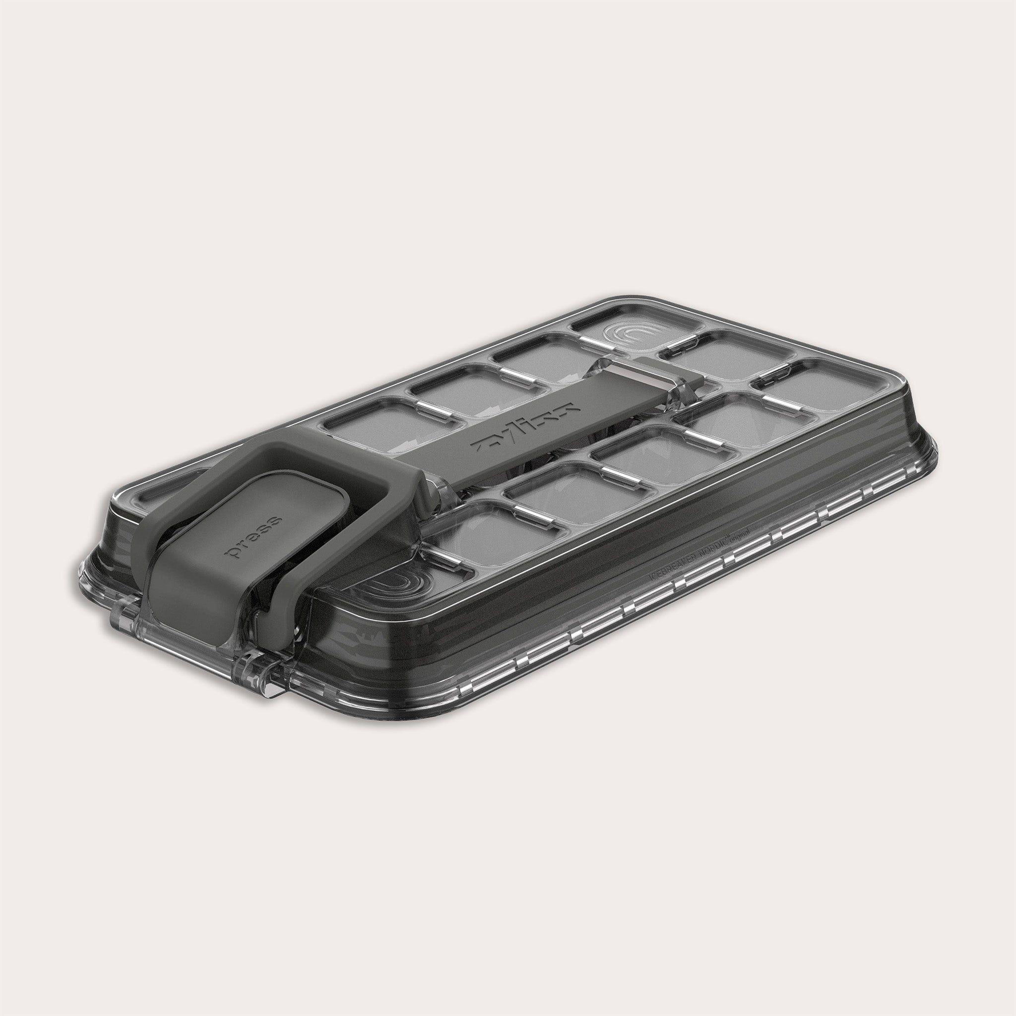 Zyliss Press & Pull Ice Cube Tray | Leakproof Ice Cube Maker with