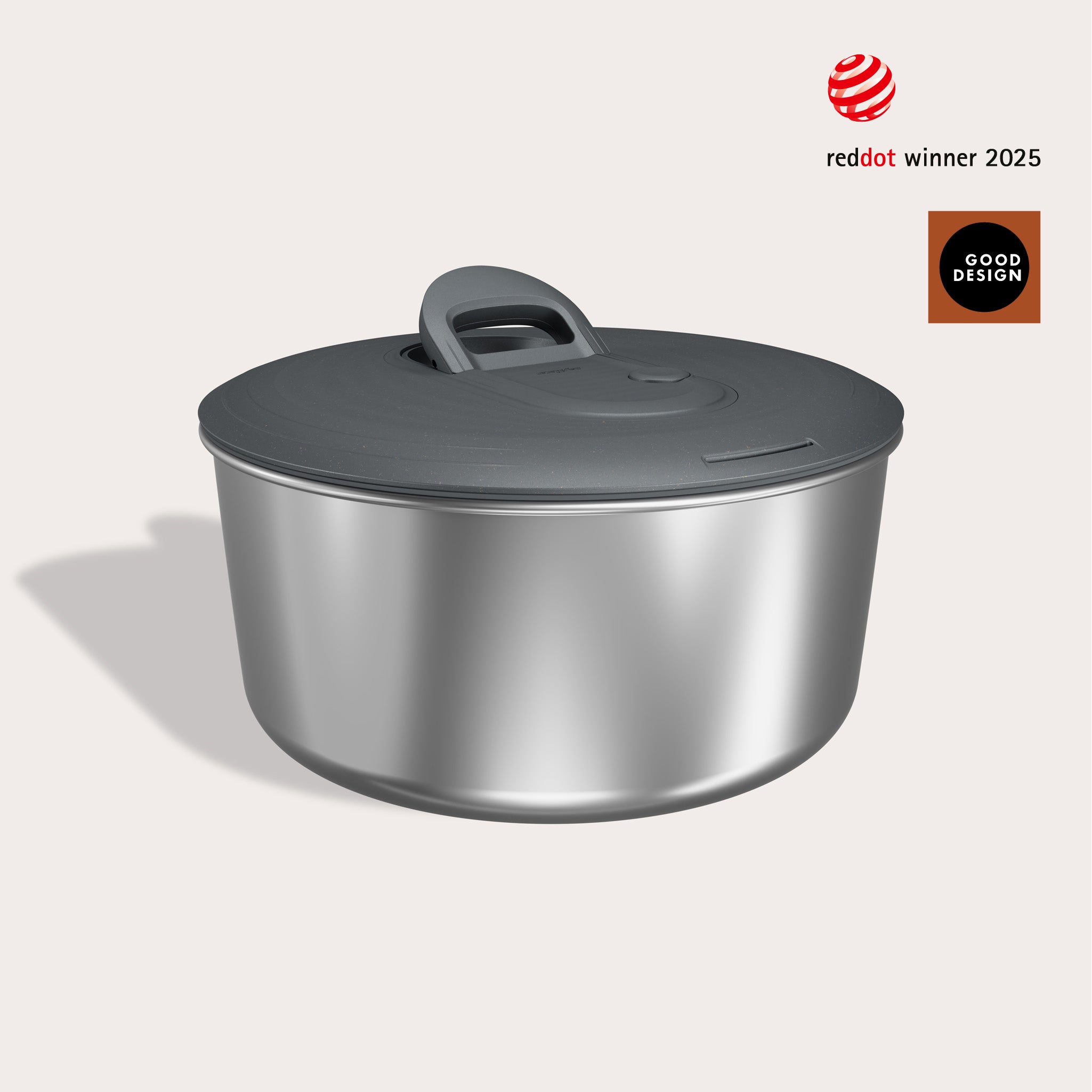 Easy Spin Salad Spinner Stainless Steel
