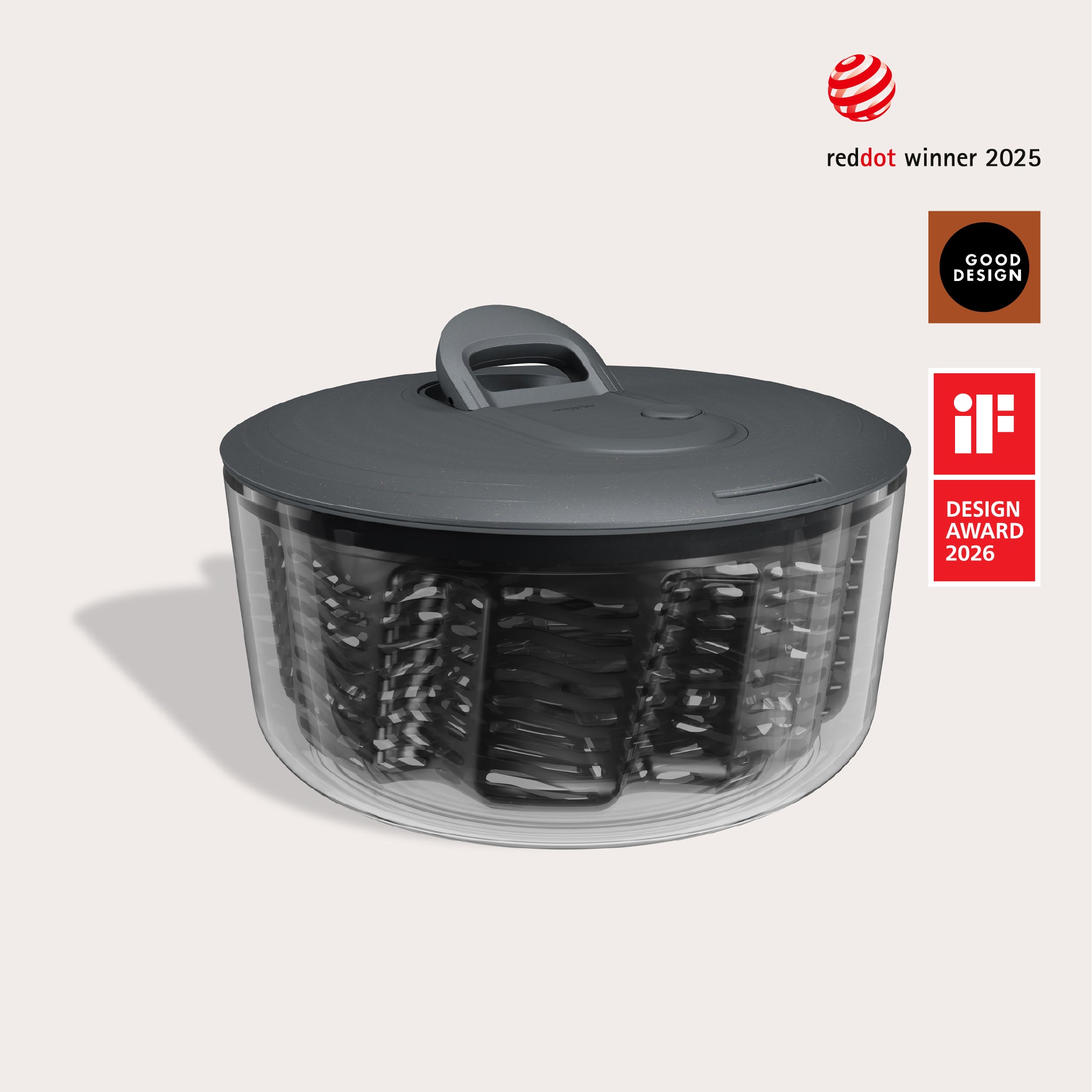 Zyliss Easy Spin Salad Spinner - Quick & Efficient Salad Dryer