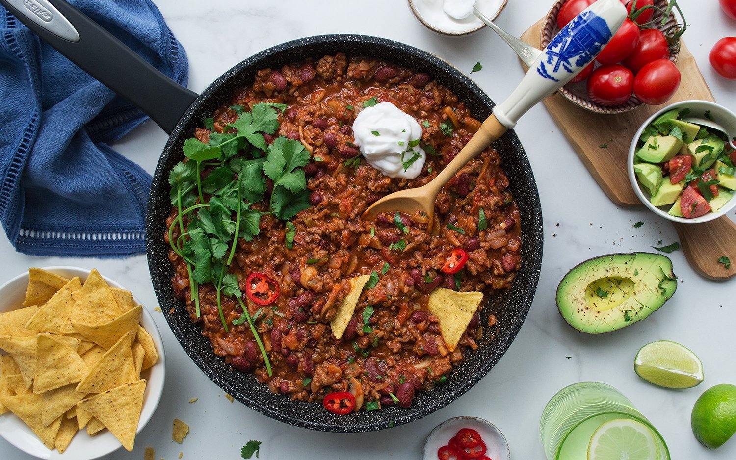 Best Ever Super Quick Chilli con Carne Zyliss UK