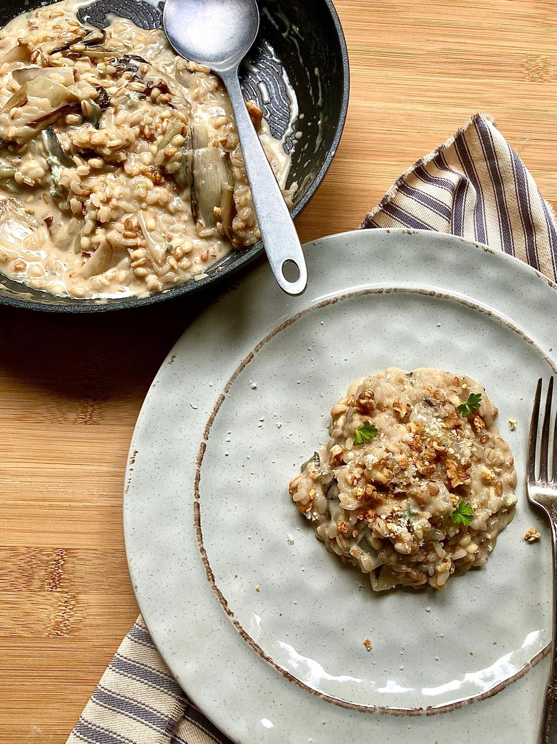 Radicchio and Gorgonzola Baked Risotto Zyliss UK