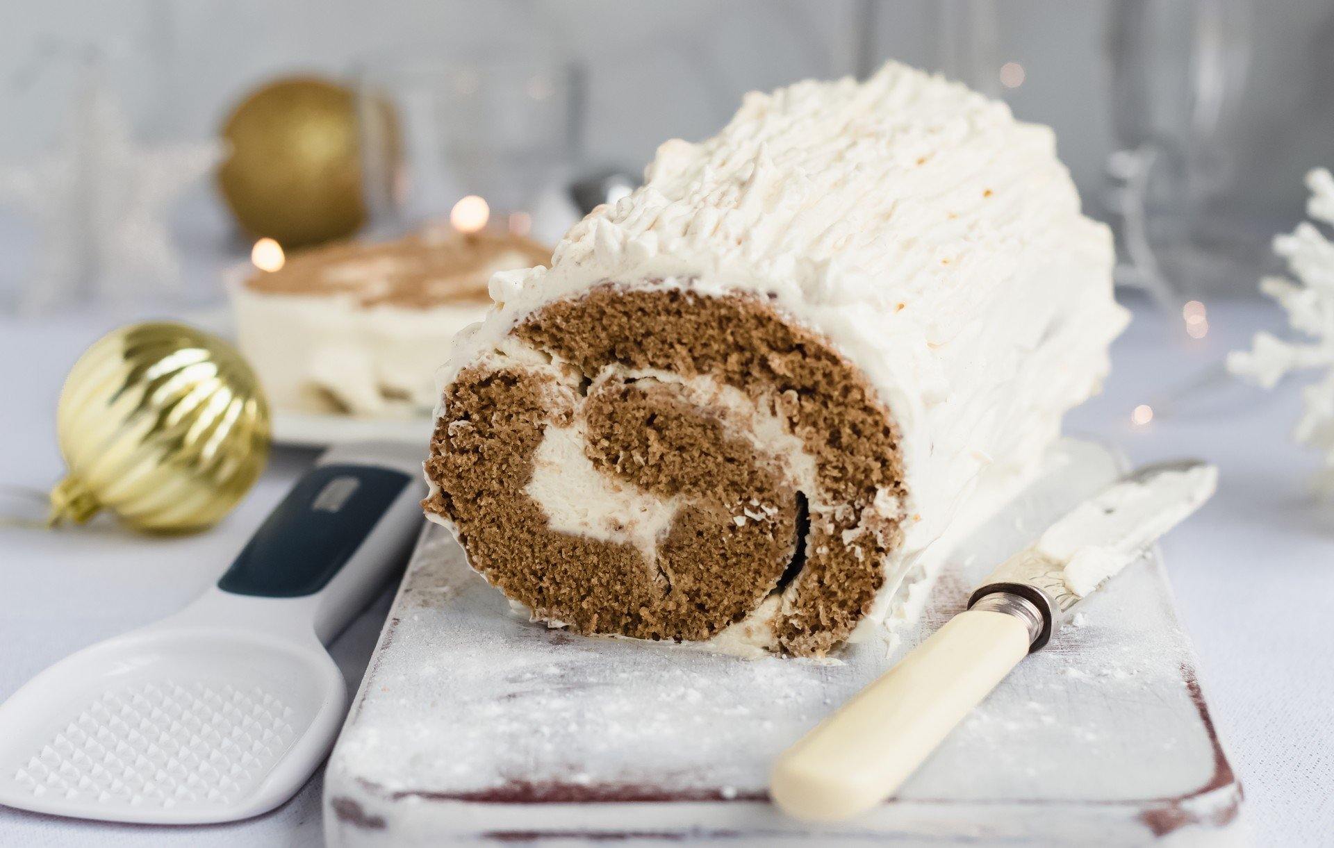 Ginger Yule Log with Irish Cream Zyliss UK