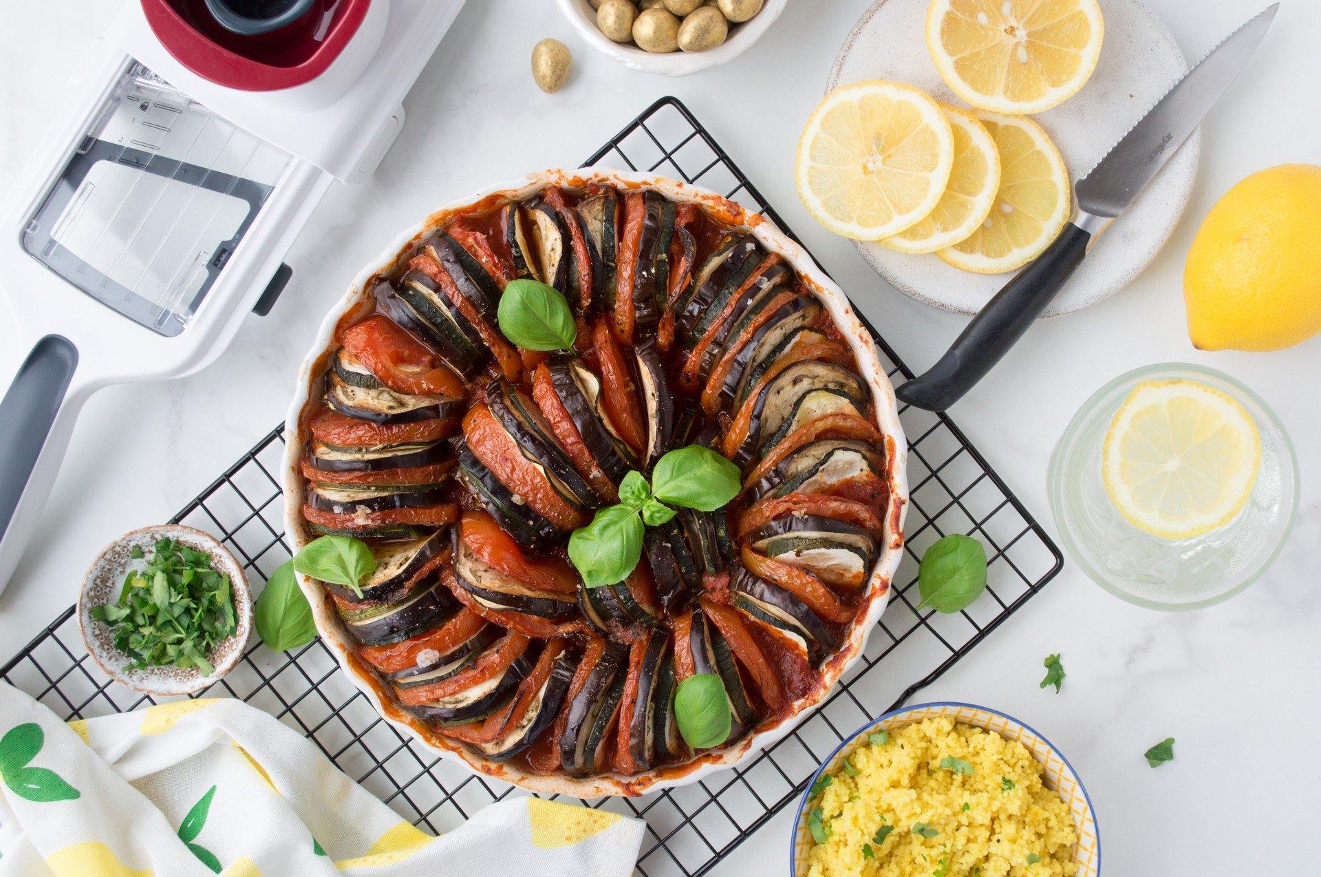 Vegan Mediterranean Vegetable Tian Zyliss UK