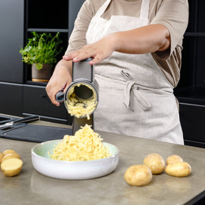 Gourmet Trommelreibe Set mit 6 Trommeln
