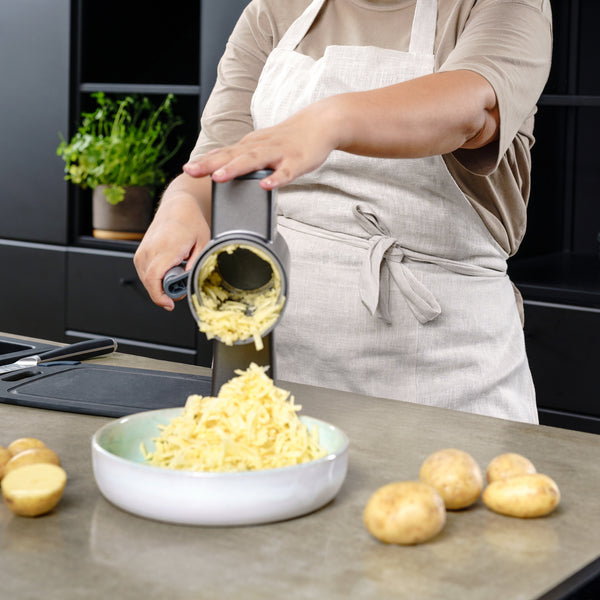 Gourmet Trommelreibe Set mit 6 Trommeln