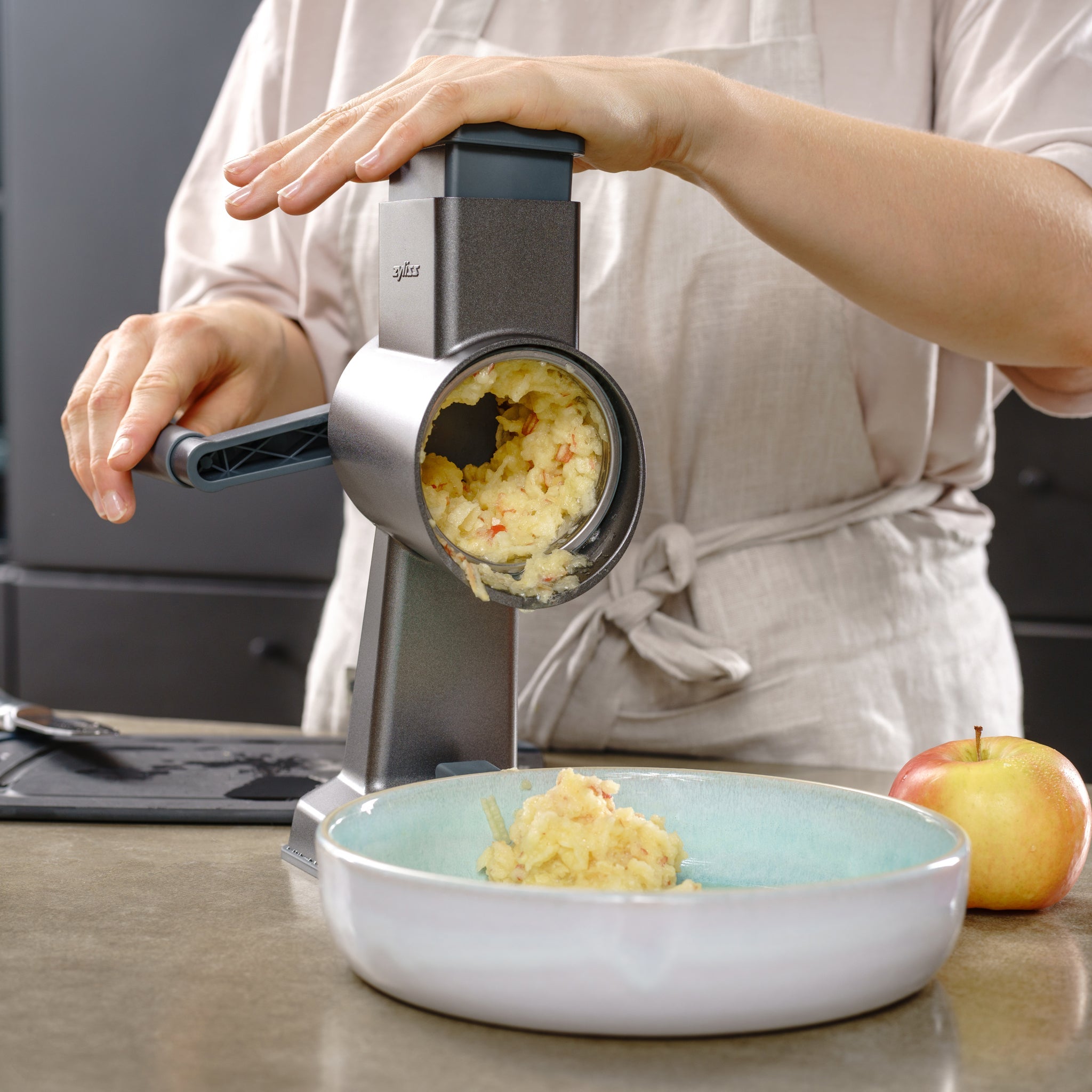 Zyliss Gourmet Drum Grater Single - Precision Kitchen Grating Tool