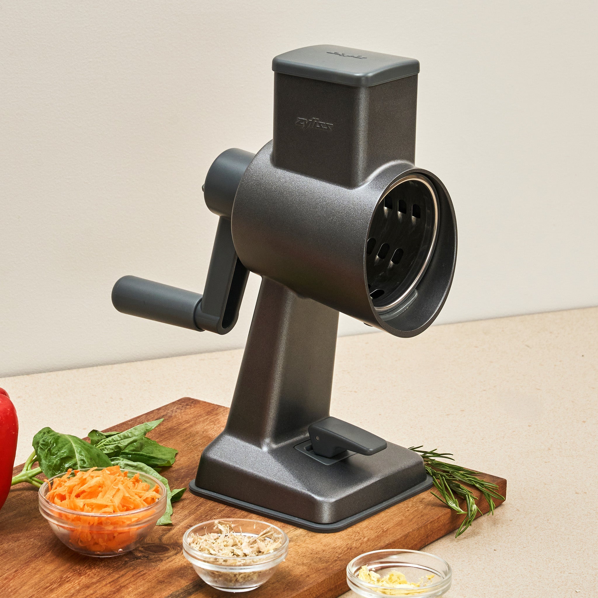 Zyliss Gourmet Drum Grater Single - Precision Kitchen Grating Tool