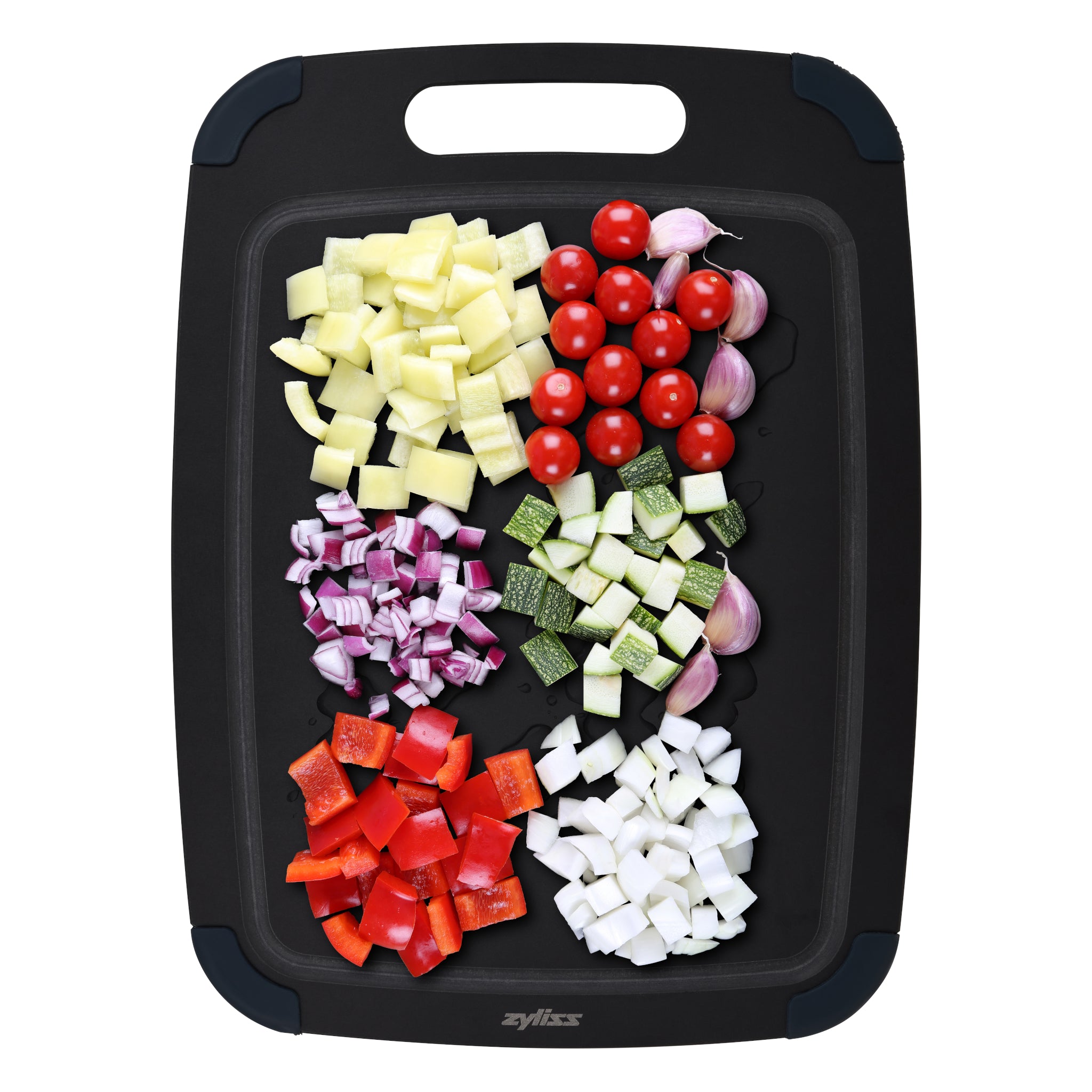 Zyliss 3-Piece Wood Fibre Chopping Board & Knife Set â€“ Complete