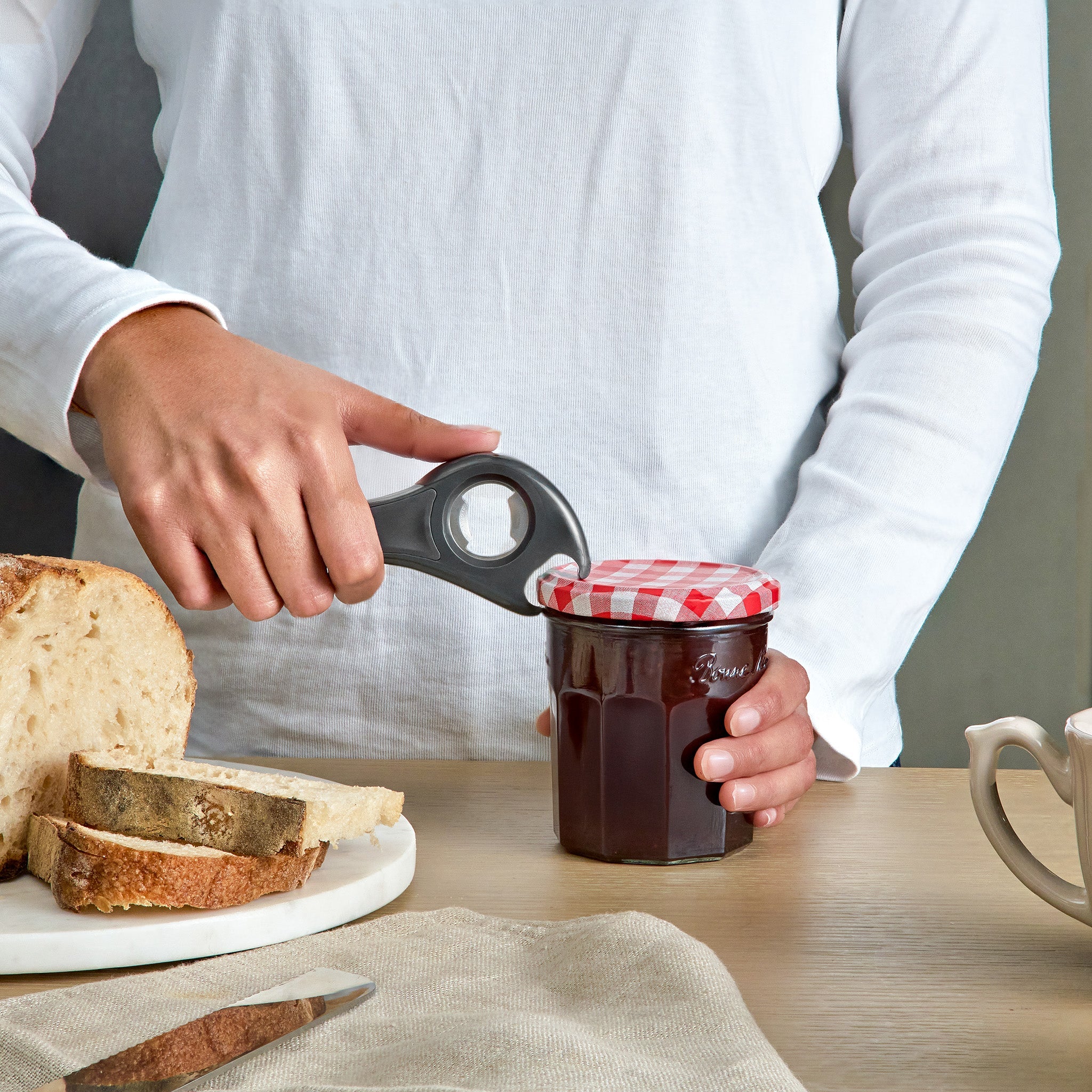 Zyliss 5 in 1 Opener – Multi-Function Jar, Bottle & Can Opener Tool