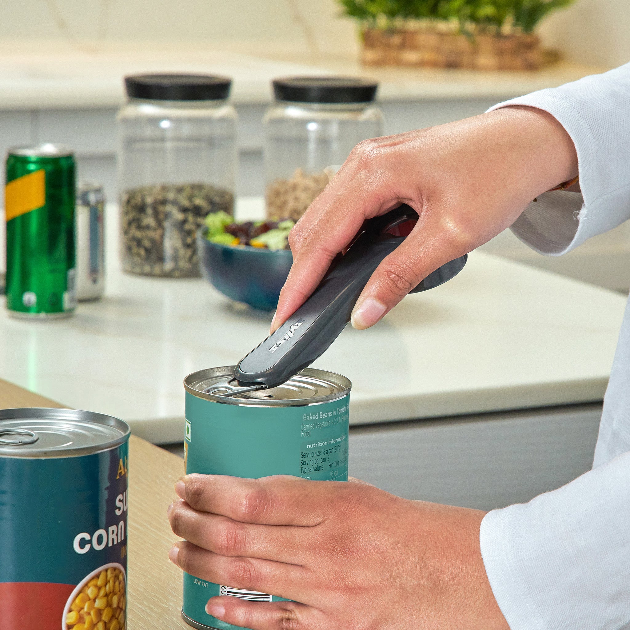 Zyliss 5 in 1 Opener – Multi-Function Jar, Bottle & Can Opener Tool