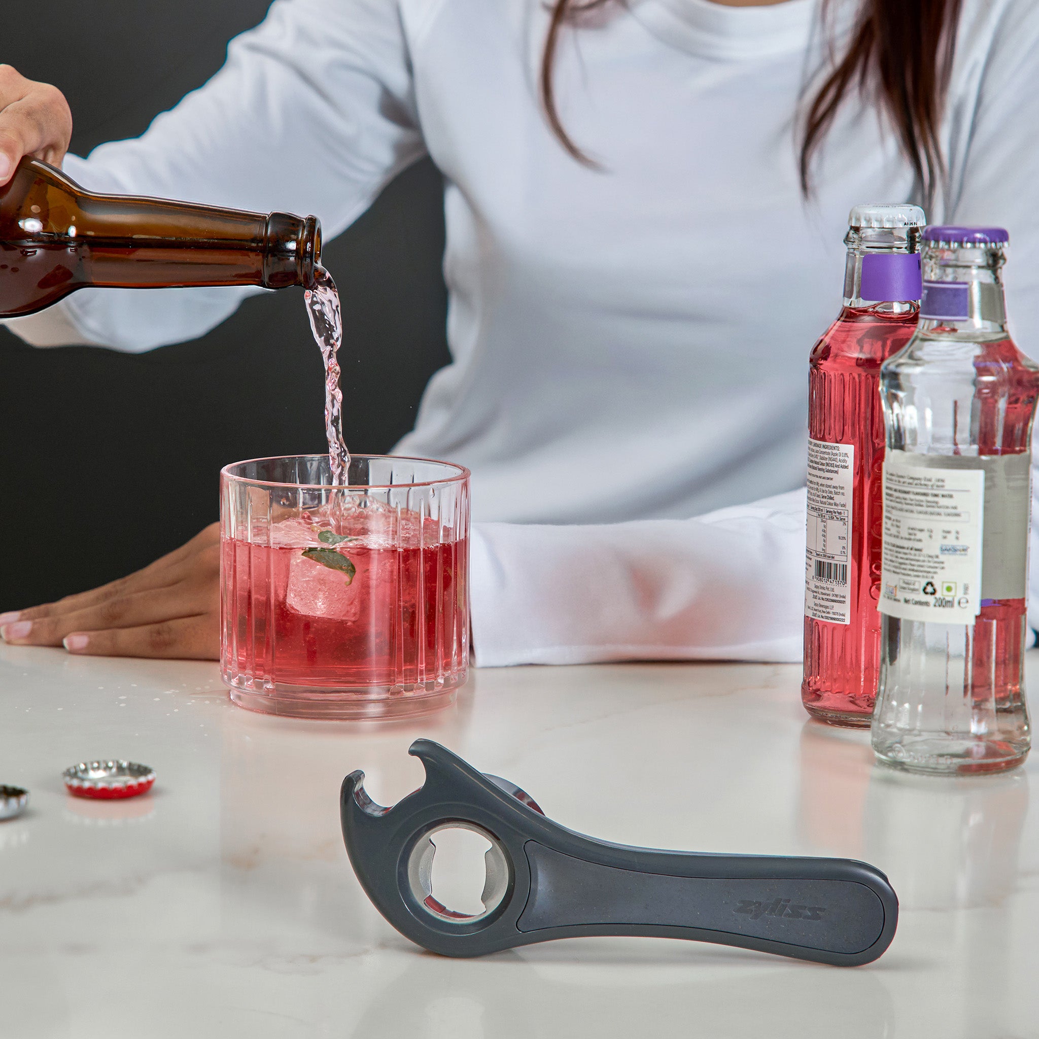 Zyliss 5 in 1 Opener – Multi-Function Jar, Bottle & Can Opener Tool