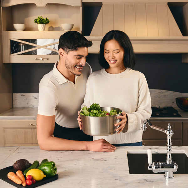 Easy Spin Salad Spinner Stainless Steel - Zyliss UK