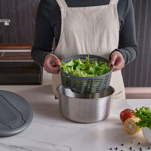 Essoreuse à salade Swift Dry en acier inoxydable