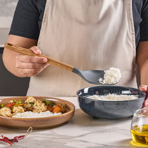 Grande cuillère en bois de chêne