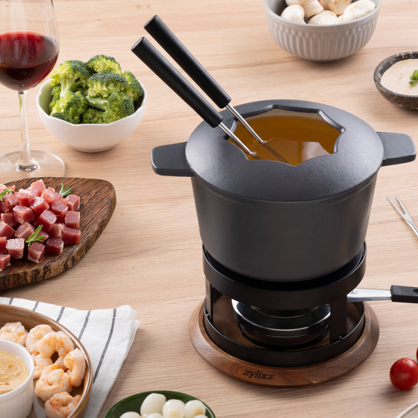 Zyliss 6 Piece Meat Fondue Fork Set — lifestyle
