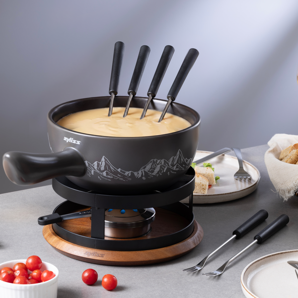 Zyliss 6 Piece Cheese Fondue Fork Set — lifestyle