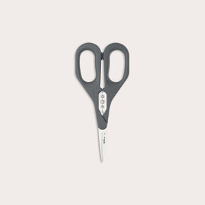 The Zyliss Herb Snippers feature dark gray handles and stainless steel blades, displayed against a plain light background.