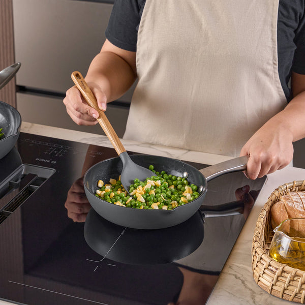 Grande cuillère en bois de chêne