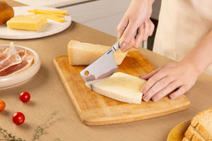 Zyliss Signature Cheese Cleaver 99mm/3.9in — in use