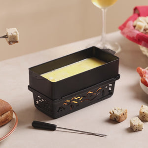 Zyliss Tandem Candlelight Fondue & Raclette Set — product animation