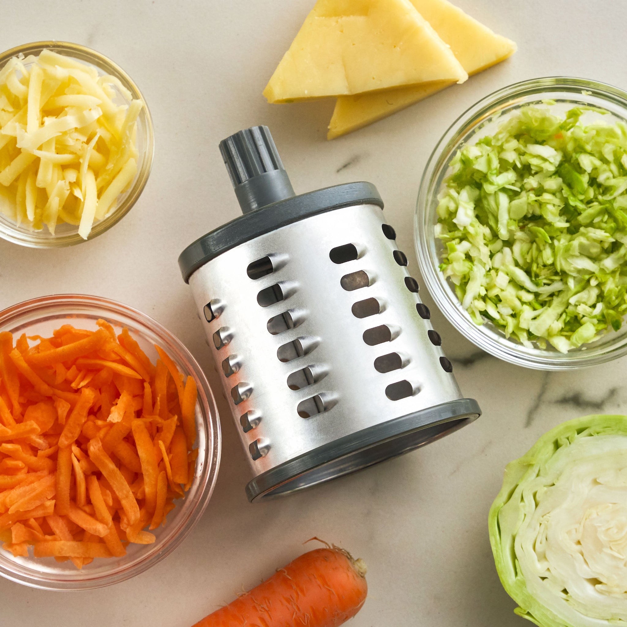 Zyliss Gourmet Drum Grater Single - Precision Kitchen Grating Tool